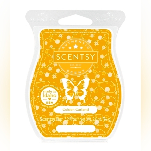 Scentsy Other - Scentsy Golden Garland Apple Marigold Petals Orange Twist Wax Melt Bar